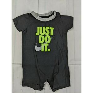 Nike Black & Yellow Romper 0-3 Months